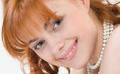 Erotic Beauty Amy A Rylsky Pale Ginger 188754 Sweet And Innocent, Amy'S Pink Puffy Breasts And Untrimmed Bush Are Precious Like Delicate Pearls.
