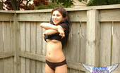Spunky Angels Angel Teen Getting Naked In Her Backyard Angeloutdoors
