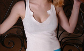 Spunky Angels Danielle 189733 Danielle Loves To Show Off Her Tight Round Ass In Blue Lace Booty Shorts Daniellebluelace
