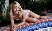Spunky Angels Ashlee 189944 Ashlee Lounges By The Pool In A Very Sexy Lace Outfit Barely Covering Her Tight Body Ashleepoolsidenn
