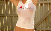 Spunky Angels Alicia 190105 Alicias Perfect Perky Tits Are Showing Through Her Wet Tank Top Aliciaspraybottlenn
