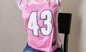 Spunky Angels Danielle Lynn 190369 Cute Teen Football Fan Danielle Lynn Loves To Tease With Her Round Perfect Ass Daniellelynn-Pinkfootball
