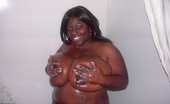 Simone Fox Massive Boobs On Ebony Babe In The Shower