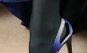 Layered Nylons Jodie Gasson 191581 Jodie Looks Amazing In Stockings And Pantyhose Layered Together
