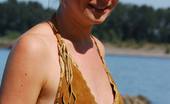 Hippie Goddess 194290 Mature,Hairy, Blond Hippie With Glasses And Full Bush/Pits.
