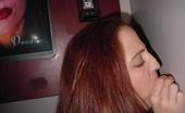 Gloryhole Girlz Sabrina 194709 Slut Wife Sucking Sperm From Strangers Cocks
