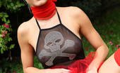 Sabrina Blond 195623 Sexy Pirate Teen Showing Her Pink Pussy Outdoors
