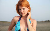 Errotica Archives Kapio Mia Sollis 196794 Classically Beautiful Redhead, Mia Sollis, Poses In A Blue Swimsuit Which Compliments Her Ivory Freckled Skin And Then Sheds All To Expose Her Delicate, Shaved Pussy, Perfect Breasts And Overall Stunning Body. Deltagamma
