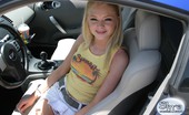 Skye Model 197371 Blonde Teen Skye Model Shows Off Her Tight Teen Body By Her Friends Car
