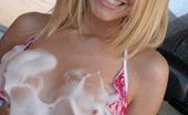 Skye Model 197416 Skye Gets Brave At The Public Car Wash And Shows Off Her Perfect Perky Teenage Tits Covered With A Little Soap
