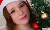 Shy Angela 197475 Horny Santa Catches Naughty Teen Sucking A Glass Dildo And Fucks Her Wet Pussy From Behind
