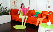 Shy Angela 197487 Checking Out Her New Clothes Makes Teeny So Horny She Ends Up Taking A Break For Some Dildo Fun
