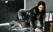 Slime Wave Babe Gets Slimed 198165 Hot Naughty Dark Haired Chick In Bathroom Covered In Cum

