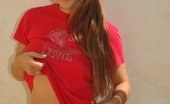 Bella Spice 198544 Bella Shows Some Tittay Under Her Shirt

