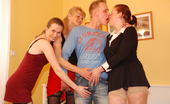 Mature Sex Party 199360 One Dude To Fuck Three Mature Ladies
