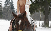 Just Nude 201559 Kristina Russia Horse
