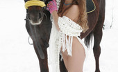 Just Nude 201559 Kristina Russia Horse
