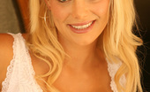 Nextdoor Models Anna D 202467 Anna D Is No Innocent School Girl In Her Short Skirt And Tight White Tank Top
