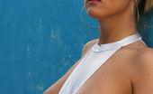 Nextdoor Models Kaya 202596 Peeling Off Her Silver Bodythong Down To Nothing At All
