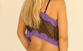 Nextdoor Models Carolyn 202606 Carolyn Michelle Teases In Her Black And Purple See Thru Lingerie
