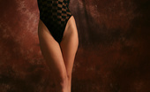 Nextdoor Models Crystal Marie 202686 See Thru Black Checkered Teddy Looks Fabulous On Crystal Marie!
