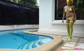 Thai Girls Wild Taddow Thai Cutie Gets Naked By The Pool Side
