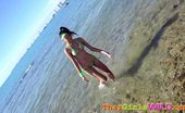 Thai Girls Wild Miy 204932 Thailand Cutie Poses And Flashes Her Goodies At The Public Beach
