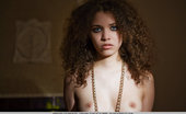 The Life Erotic Rima B Magic Lamp By Los Angeles 205230 Rima'S Dark Blue Eyes And Smooth, Alabaster Skin Light Up A Dark Living Room As She Sashays Around In Her Bright Yellow Panties And Matching Frilly Thigh-High Stockings.
