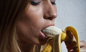 The Life Erotic Daisy A Tenderness By Higinio Domingo 205545 Daisy A Sucks A Mouthful Of Ripe Banana While Stroking Her Sensitive Pink Clit.
