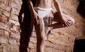 The Life Erotic Sveta A Pearls By Dana Lenko 205637 Sveta A, Flaunts Her Slender Body Against The Brick Wall.
