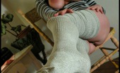 Tasty Trixie Long Thick Socks 205725 Seductive Brunette Trixie Loves Long Thick Socks & Showing Her Boobs.
