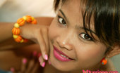 Tussinee Cartoon Colors 205825 Cute Petite Thai Model In Pigtails Shows Off Her Tiny Assets
