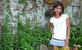 Tussinee Jurassic Park 205875 Hot Asian Teen Posing By Old Dinosaur Ruins Teasing Us
