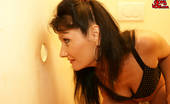 Mature Gloryhole This Mature Slut Loves Whats Coming Through The Hole
