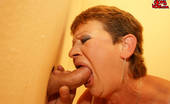 Mature Gloryhole 208771 Cockhungry Mature Slut Fed On The Toilet
