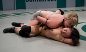 Ultimate Surrender 213536 Big Titted Blond Kicks Asians Ass In Naked Hardcore Wrestling.
