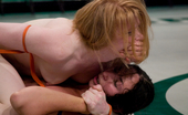 Ultimate Surrender 213540 Tiny Read Head And Ripped Gymnast Go Head To Head In Wrestling.
