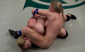 Ultimate Surrender 213588 2 Big Titted Blonds Wrestle Non-Scripted, To See Who Fucks Who.
