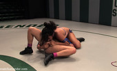 Ultimate Surrender 213618 Isis Love Kicks Little Latina'S Ass! Non-Scripted Wrestling! After Beating Her Isis Fucks Her!
