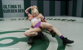 Ultimate Surrender 213666 Big Strong Blond With Huge Tits, Kicks The Ass Of A Tiny Blond. Real Non Scripted Wrestling! Loser Gets Fucked Hard By The Winner!
