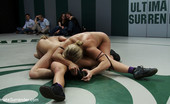 Ultimate Surrender Final Round Of A Full Nude, G/G Non-Scripted Wresting Match! In Front Of A Live Audience. Brutal Submission And Sex Wresting, Nothing Faked!
