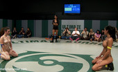 Ultimate Surrender 213801 BATTLE OF THE FEATHERWEIGHTS!: Round 2! The Action Is Even More Fierce Then The 1st RD. These Girls Are Kicking The Shit Out Of Each Other & Its Hot!
