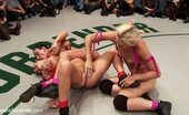 Ultimate Surrender Team Red And Team Pink Sexually Violate One Another While Holding Them In Inescapable Submission Holds, Finger Fucking. Sexual Wrestling!
