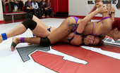 Ultimate Surrender 214052 Ariel And Bellaget So Turned On My Dominating The Other Wrestler That They Start Making Out With Each Other And Licking Each Other'S Asses.
