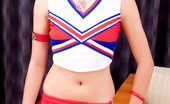 Asian Suck Dolls Mini Thai Cheerleader Does A Striptease And Suck For The Cock Team
