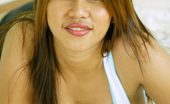 Asian Suck Dolls Aom 219727 Naturally Busty Thai Beauty Aom Strips To Show Her Huge Tits And Nice Pussy
