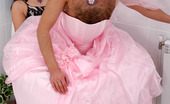 Strapon Sissies Laura & Cyrus Sizzling Hot Sissy Guy In Wedding Dress Getting Under Harsh Strap-On Attack
