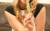 Big Boob Teenies Brooke Little 220593 Big Boob Blond Shows How She Likes Licking Lollipops
