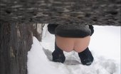 Piss Hunters 222317 Pissing On The Snow
