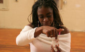 Ebony Cum Dumps Lil Bit 228815 Thirsty Black Hooker Drinks A Cum Cocktail
